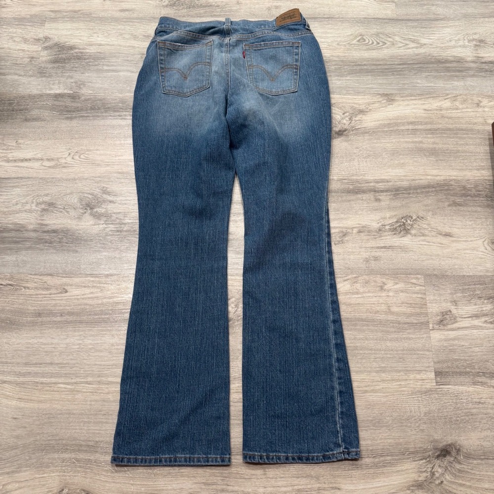 Levis 515 Boot Cut Jeans Womens 8S Medium Wash Denim Mid Rise Blue Pants - Picture 9 of 12